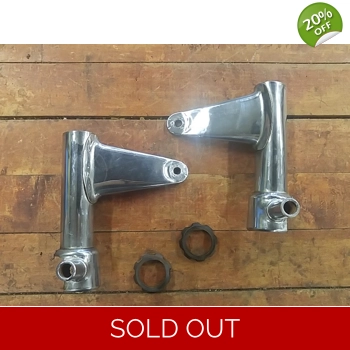 1981 Honda CB650C Custom Fork Ears Headlight Brackets 51602-460-730 51606-460-730